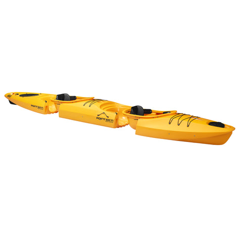 Point 65 N Martini GTX Tandem Modular Kayak in Yellow front