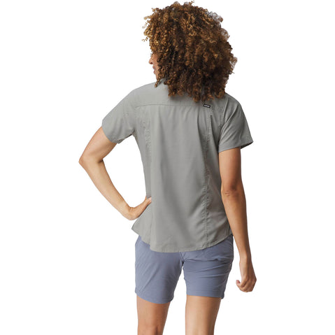 NRS Women's Gear Short Sleeve Shirt in Pebble model back