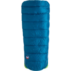 Big Agnes Roxy Ann 3N1 30 Degree Down Sleeping Bag in Lyons Blue/Teal top view