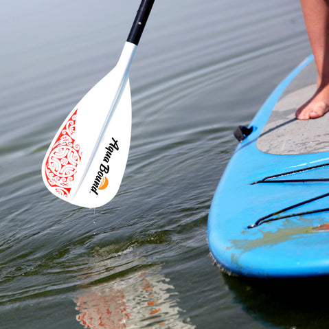 Aqua-Bound Lyric 4-Piece Fiberglass Stand-Up Paddle use