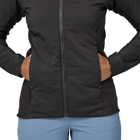 Patagonia Women's Nano-Air Light Hybrid Jacket in Black model pocket