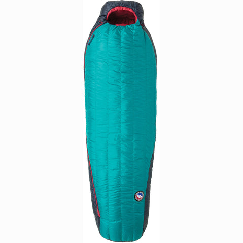 Big Agnes Women's Daisy Mae 15 Degree Down Sleeping Bag in Aqua/Navy front