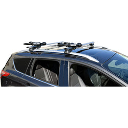 Malone FoldAway-J Kayak Carrier installed on a car folded