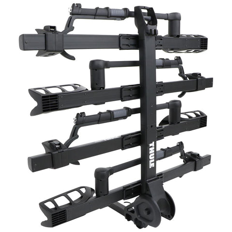 Thule T2 Pro XTR Bike Rack and T2 Pro XT Add-On Package in Black angle