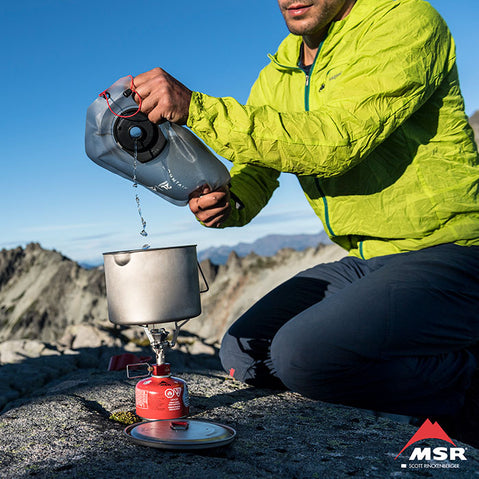 MSR DromLite Water Storage Bag lifestyle
