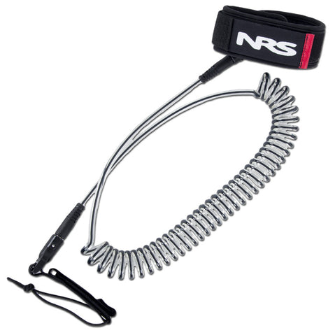 NRS Coiled SUP Board Leash angle