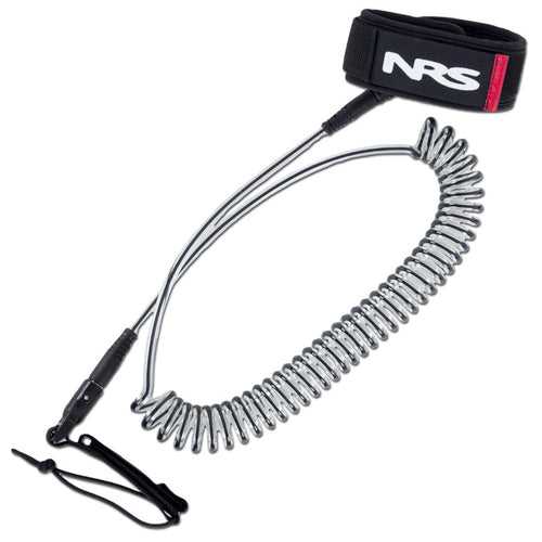 NRS Coiled SUP Board Leash angle