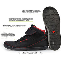 Astral Hiyak Water Shoes in Black detail