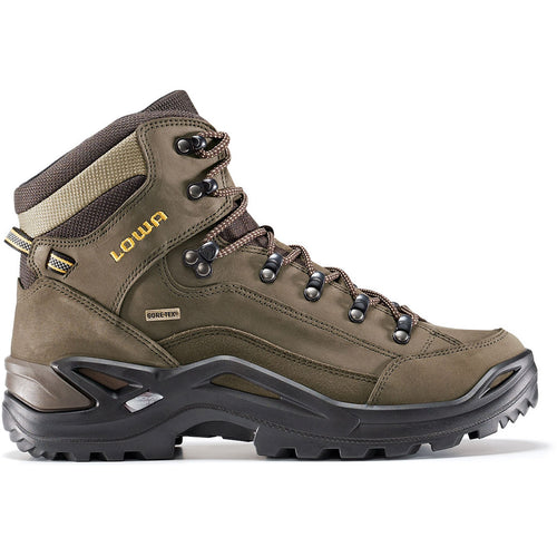 Lowa Men's Renegade GTX Mid Wide Width Hiking Boots in Sepia/Sepia side