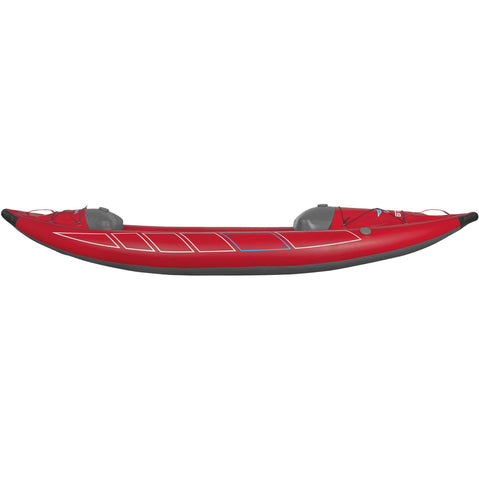 Star Viper XL Inflatable Kayak in Red side