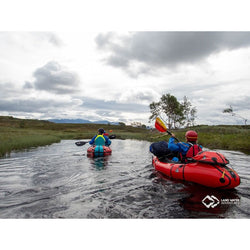 Aqua Bound Whiskey Fiberglass Straight Shaft Versa-Lok 2-Piece Kayak Paddle lifestyle