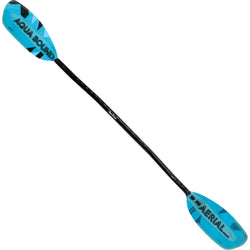 Aqua-Bound Aerial Major Fiberglass Bent Shaft 1-Piece Kayak Paddle in Blue full