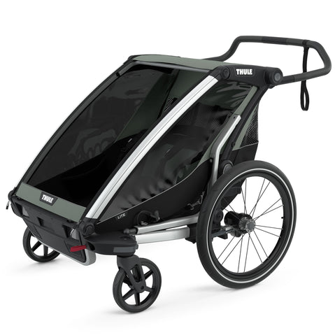 Thule Chariot Lite 2 Multisport Trailer in Agave angle
