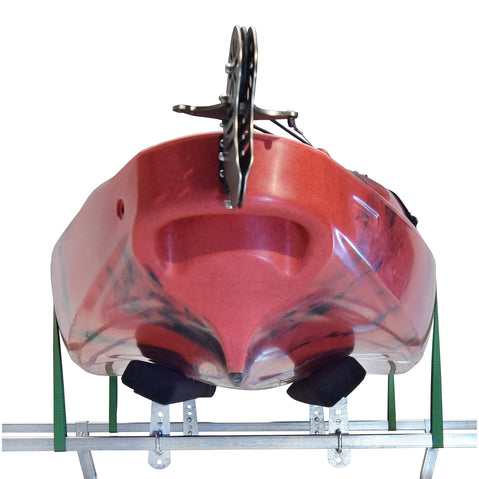 Malone EcoLight 1-Boat Kayak Trailer Package with kayak loaded back