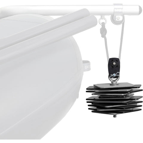 NRS Slipstream 142 Fishing Raft Rower's Package Boat AnchorGhosted