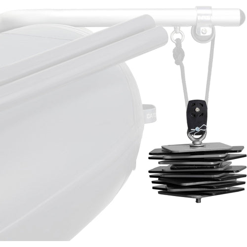 NRS Slipstream 142 Fishing Raft Rower's Package Boat AnchorGhosted