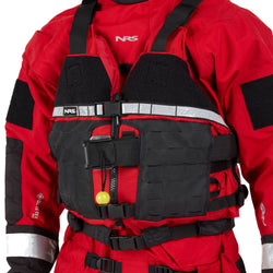 NRS Rapid Responder Lifejacket (PFD) in Red left crop