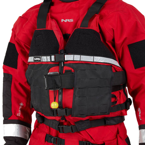 NRS Rapid Responder Lifejacket (PFD) in Red left crop
