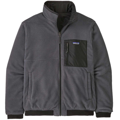 Patagonia Men's Reversible Shelled Microdini Jacket in Black reverse side out