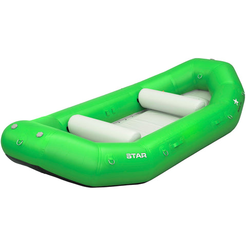 Star Outlaw 130 Self-Bailing Raft in Lime front