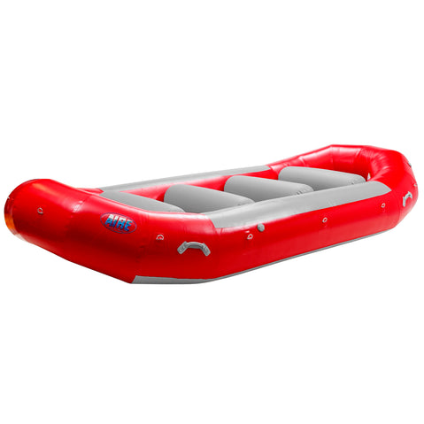 AIRE 156R Self-Bailing Raft in Red angle