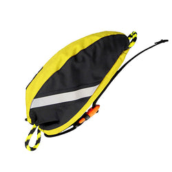 North Water Regulation Throw Line in Yellow front side angle