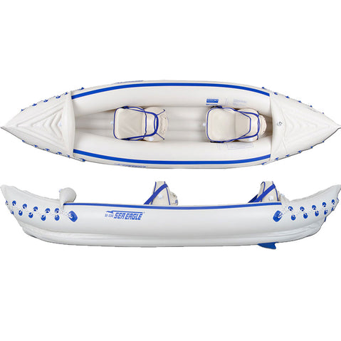 Sea Eagle Sport SE330 Inflatable Kayak Pro Tandem Package side and top