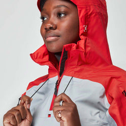 NRS Women's Riptide Paddling Jacket quarry waist drawstring adjustment