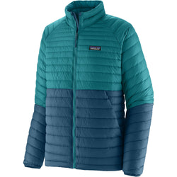 Patagonia Men's AlpLight Down Jacket in Lagom Blue angle