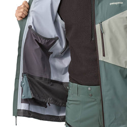 Patagonia Men's Snowdrifter Jacket Noveau Green interior pocket