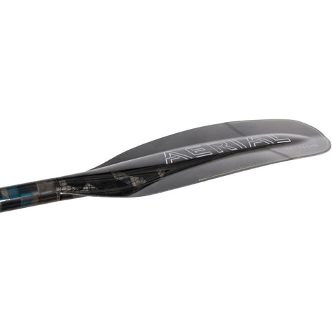Aqua-Bound Aerial Minor Carbon Versa-Lok Bent Shaft 4-Piece Kayak Paddle blade angle