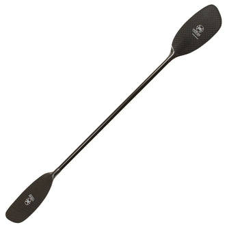 Werner Double Diamond Carbon Straight Shaft Whitewater Kayak Paddle angle