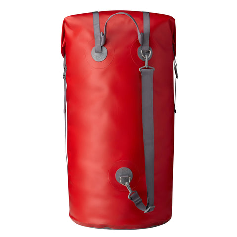 NRS Outfitter Dry Bag in Red 110L back