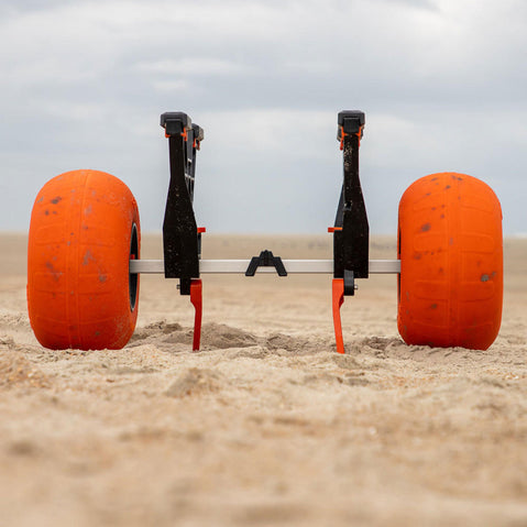 TowNStow Bunkster Kayak Cart with Sand Tires lifestyle