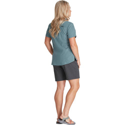 NRS Women's Guide Shorts in Dark Shadow model back