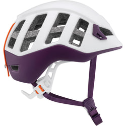 Petzl Women's Meteora Climbing Helmet in White/Violet right