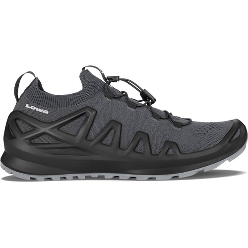 Lowa Men's Fusion 2 Lo Hiking Shoe Black/Grey Side