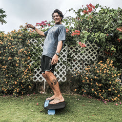 Revolution Swell 2.0 Balance Board in Black lifestyle