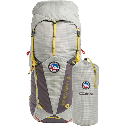 Big Agnes Parkview 63L Backpack in Fog trash can