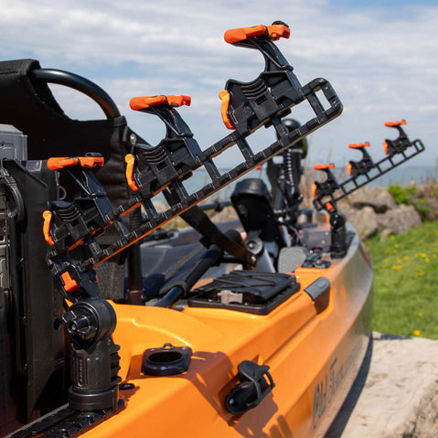 YakAttack SideStage Pro Rod Holder Rack lifestyle