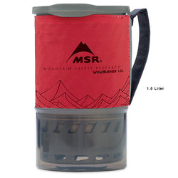 MSR WindBurner Stove System in Red front