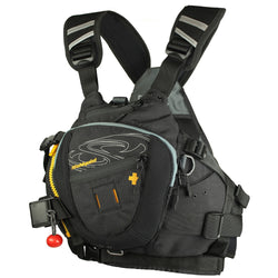 Stohlquist Descent Rescue Lifejacket (PFD) black angle