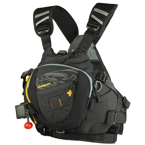 Stohlquist Descent Rescue Lifejacket (PFD) black angle