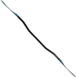 Aqua-Bound Aerial Major Fiberglass Bent Shaft 1-Piece Kayak Paddle in Blue full profile