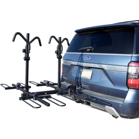 Malone Runway HM4 Bike Hitch Rack installed on a car