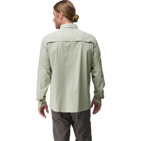 NRS Men's Caye Long Sleeve Shirt in Daybreak model detail