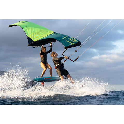 Slingshot SlingWing V2 Inflatable Surf Wing in Orange lifestyle