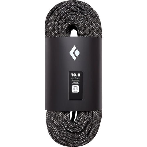 Black Diamond 10.0 Static Climbing Rope in Black top