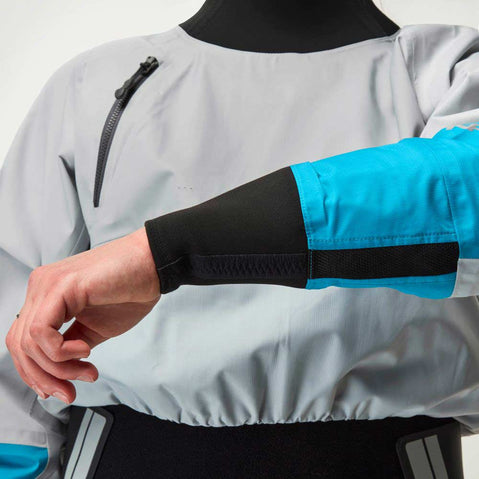 NRS Women's Stratos Semi-Dry Paddling Jacket  overcuff drain