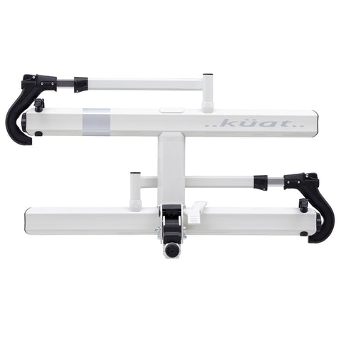 Kuat Sherpa 2.0 2 Bike Hitch Rack Pearl front view folded up